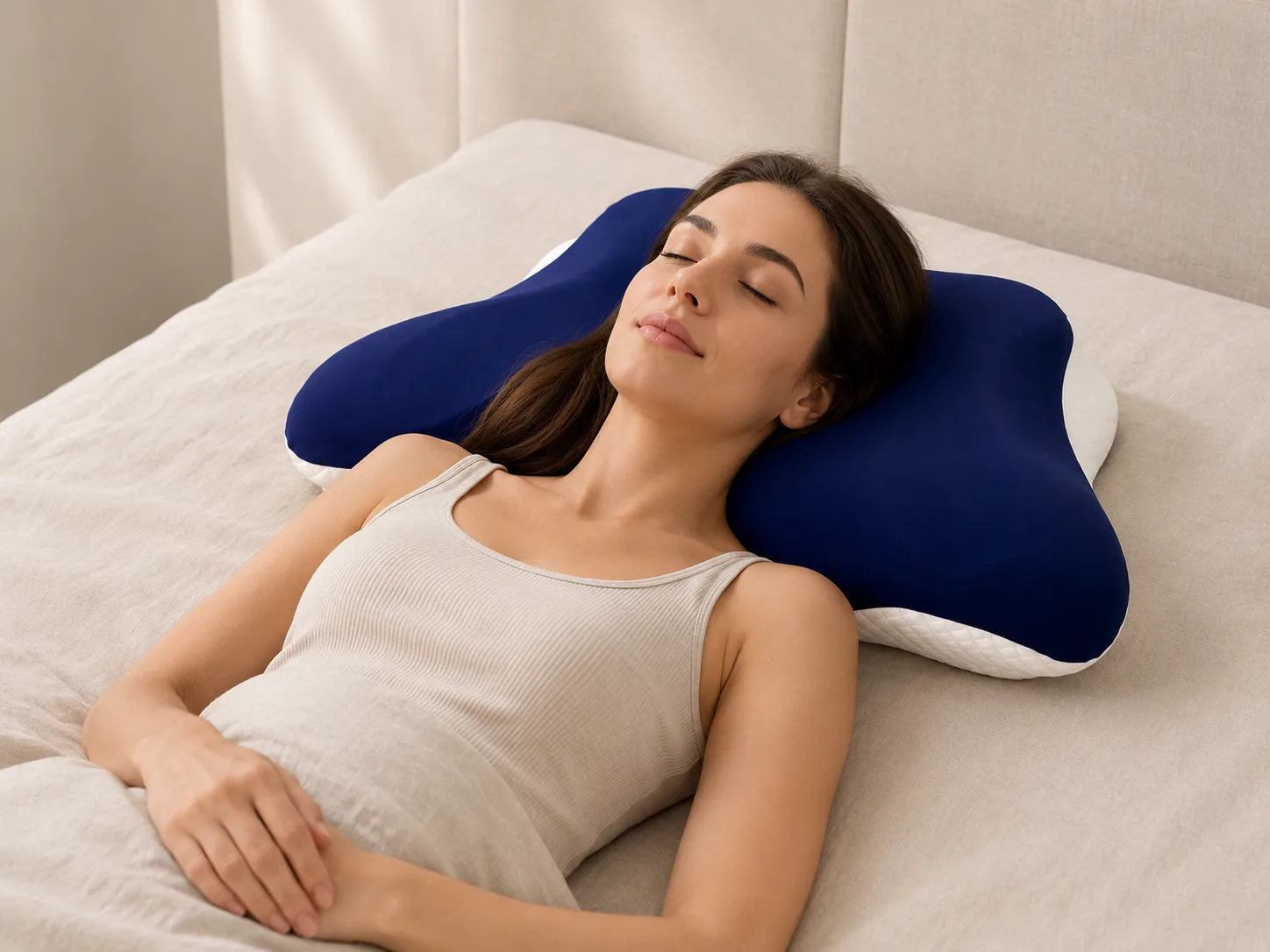 Ergonominė pagalvė kaklui „Drugelis“